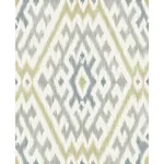 A-Street Prints Solola Chartreuse Ikat Wallpaper | Wallpaper Twins A-Street Prints Solola Chartreuse Ikat Wallpaper - SKU 4146-27235