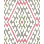 A-Street Prints Solola Fuchsia Ikat Wallpaper - SKU 4146-27237