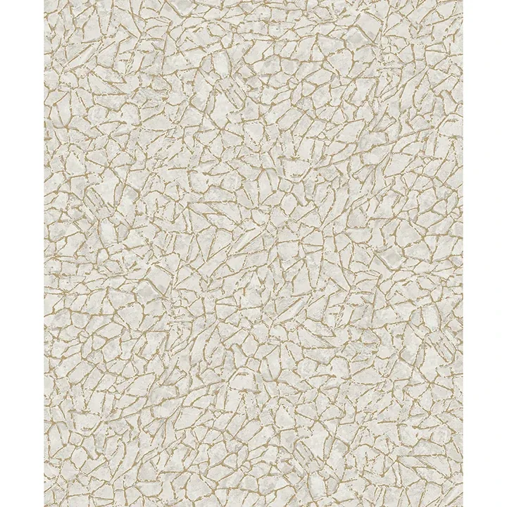 4105-86624 | Soma Silver Metallic Crackling Wallpaper