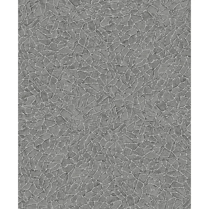 A-Street Prints Soma Sterling Metallic Crackling Wallpaper - SKU 4105-86626