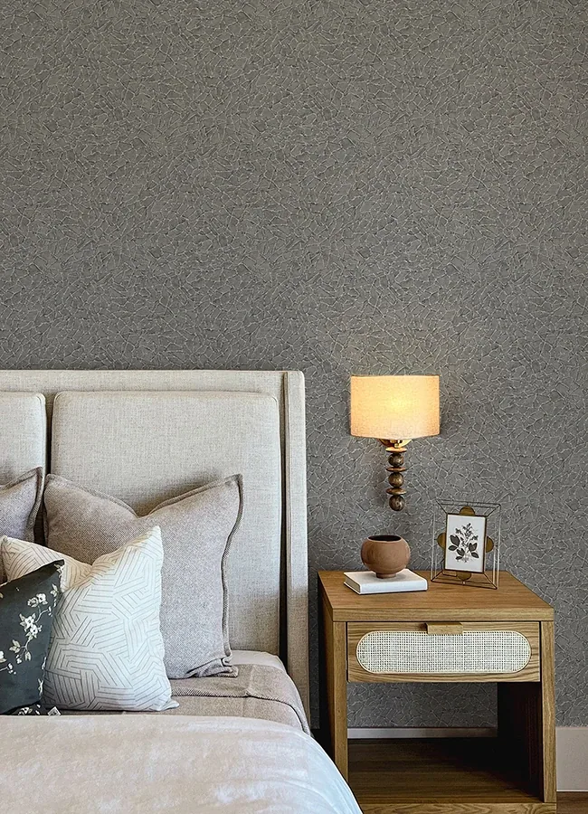 A-Street Prints Soma Sterling Metallic Crackling Wallpaper | Wallpaper Twins A-Street Prints Soma Sterling Metallic Crackling Wallpaper - SKU 4105-86626