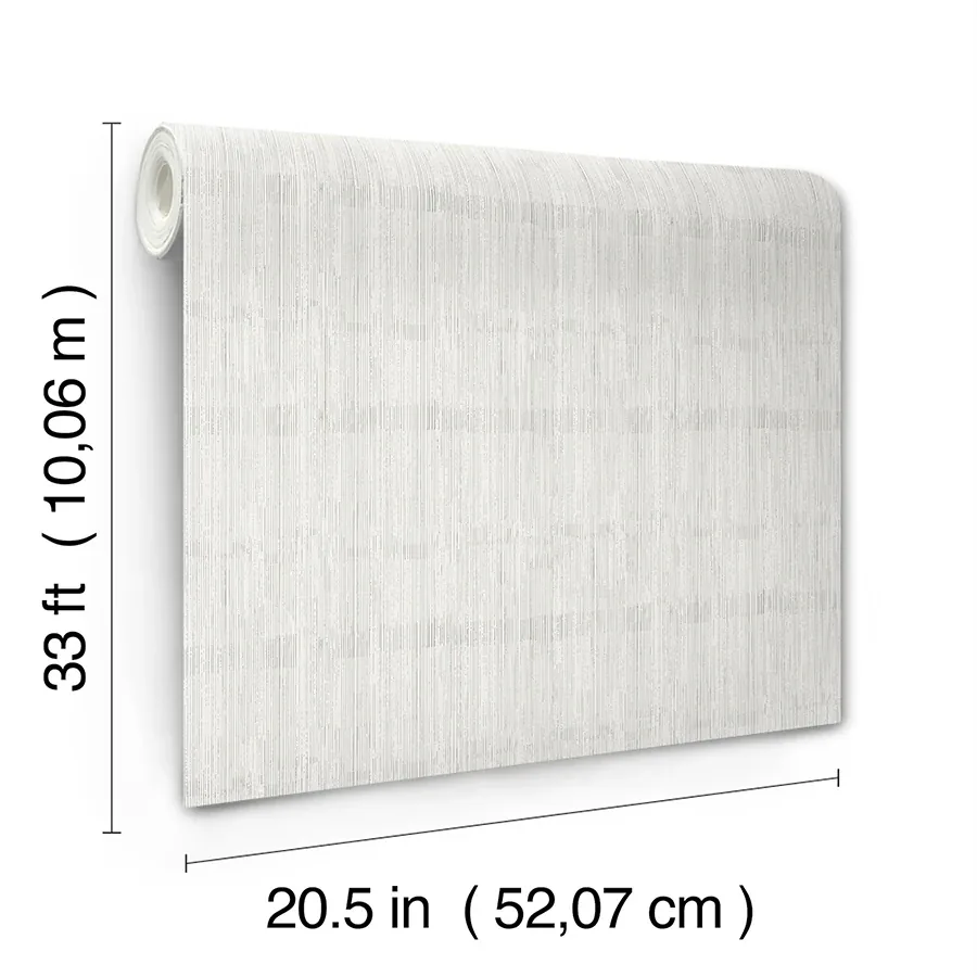 A-Street Prints Somerset Light Grey Abstract Stripe Wallpaper - SKU 4147-27365
