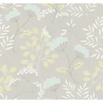 A-Street Prints Sorrel Light Grey Botanical Wallpaper - SKU 2975-87540