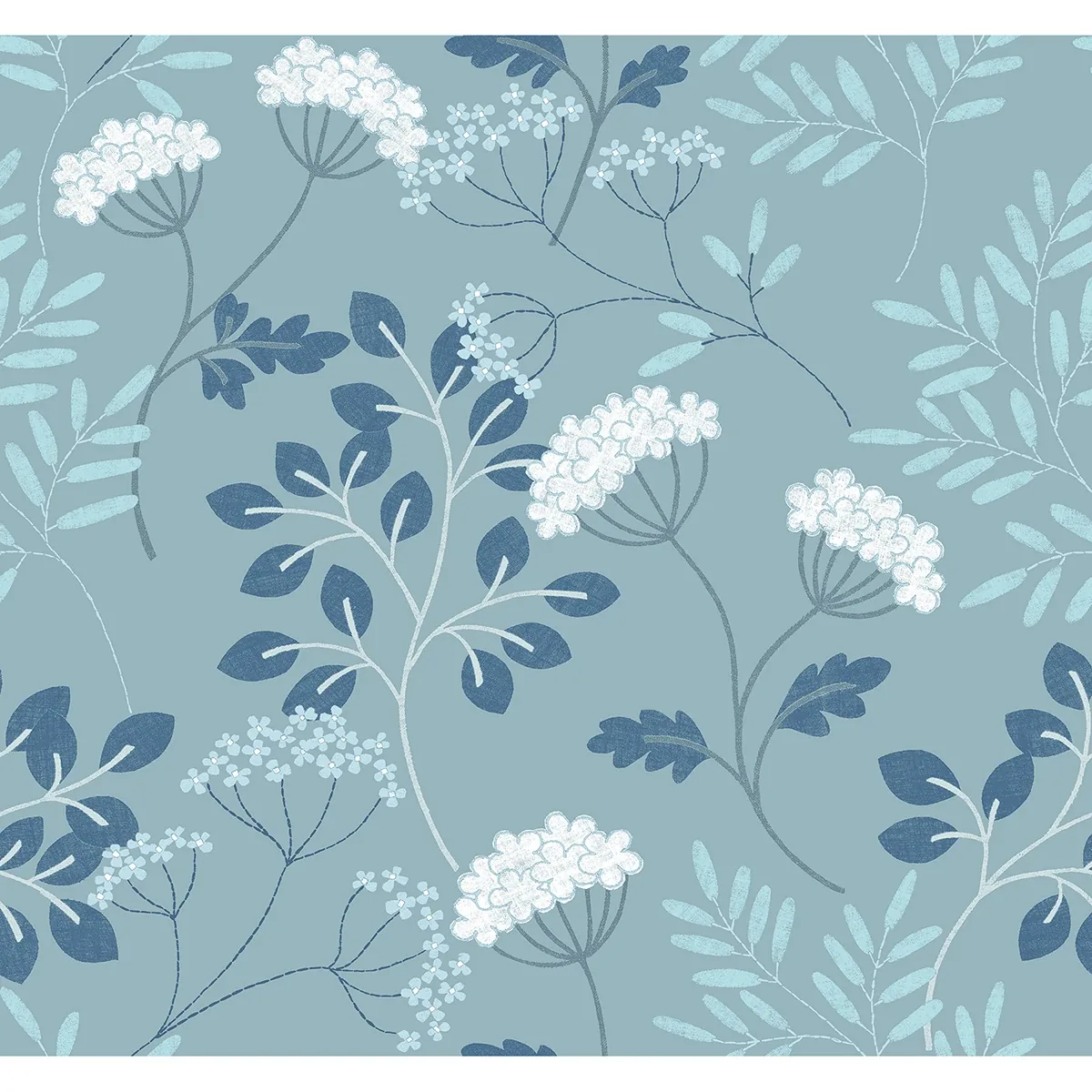 A-Street Prints Sorrel Slate Botanical Wallpaper - SKU 2975-87543