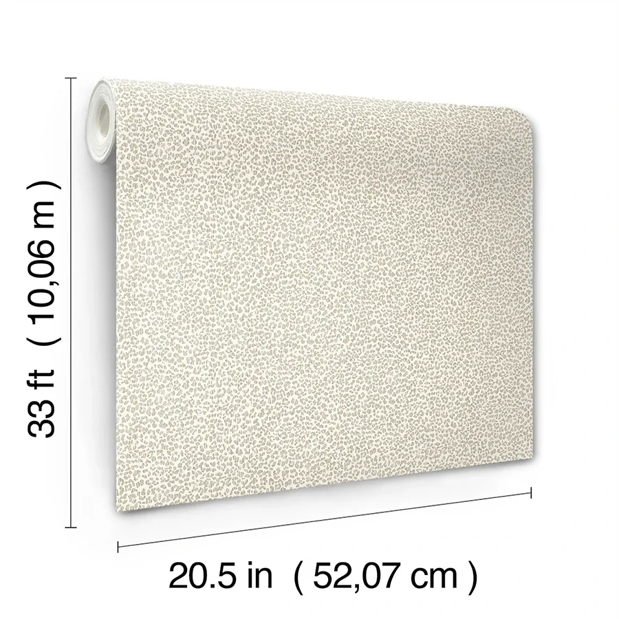A-Street Prints Soul Champagne Animal Print Wallpaper - SKU 4146-27266