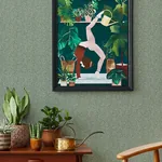 A-Street Prints Soul Green Animal Print Wallpaper - SKU 4146-27264