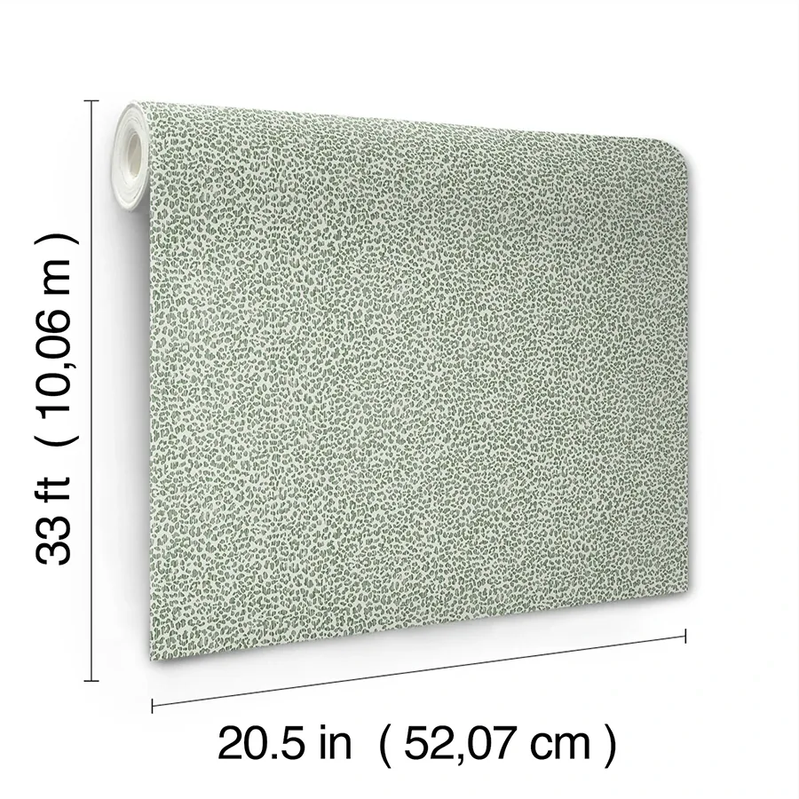 A-Street Prints Soul Green Animal Print Wallpaper - SKU 4146-27264