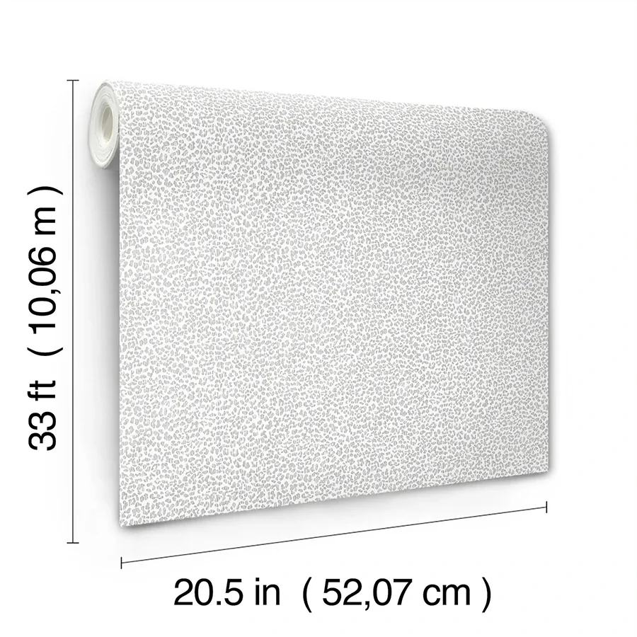 A-Street Prints Soul Grey Animal Print Wallpaper - SKU 4146-27265