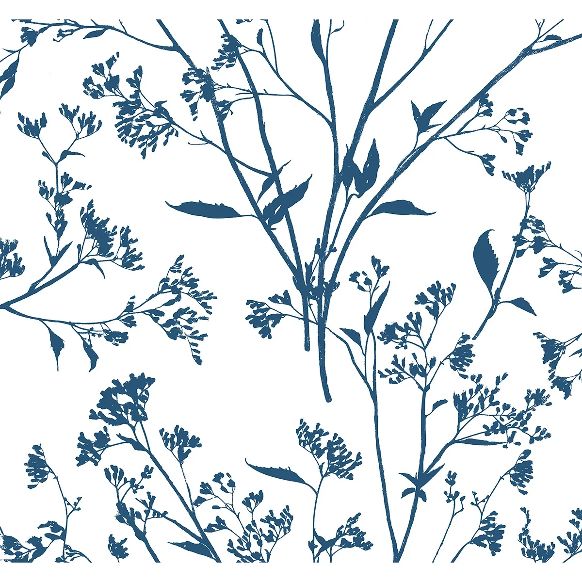 2927-80702 | Southport Indigo Delicate Branches Wallpaper