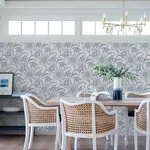 A-Street Prints Star Flower Blue Floral Trail Wallpaper - SKU 4172-27512