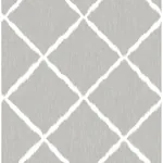 A-Street Prints Sterling Ikat Trellis Wallpaper - SKU 2785-24814