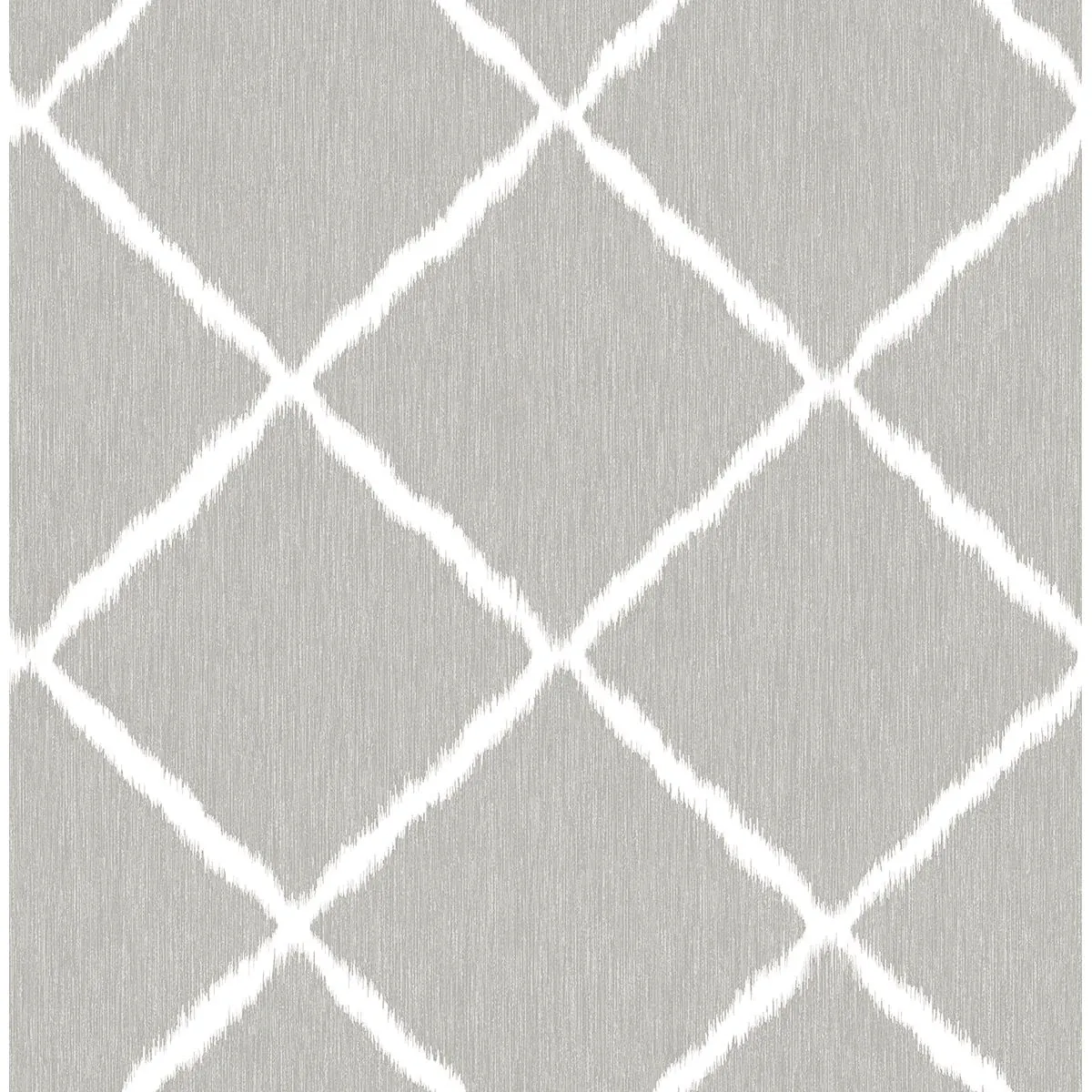 A-Street Prints Sterling Ikat Trellis Wallpaper - SKU 2785-24814