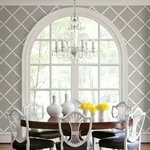 A-Street Prints Sterling Ikat Trellis Wallpaper - SKU 2785-24814