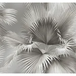 A-Street Prints Summer Palm Platinum Tropical Wallpaper - SKU 2927-81908