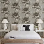A-Street Prints Summer Palm Platinum Tropical Wallpaper - SKU 2927-81908