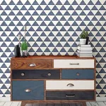 A-Street Prints Summit Blue Triangle Wallpaper | Wallpaper Twins A-Street Prints Summit Blue Triangle Wallpaper - SKU 2697-78071