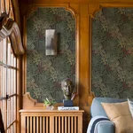 A-Street Prints Sumner Black Woodland Botanical Wallpaper - SKU 2970-13902