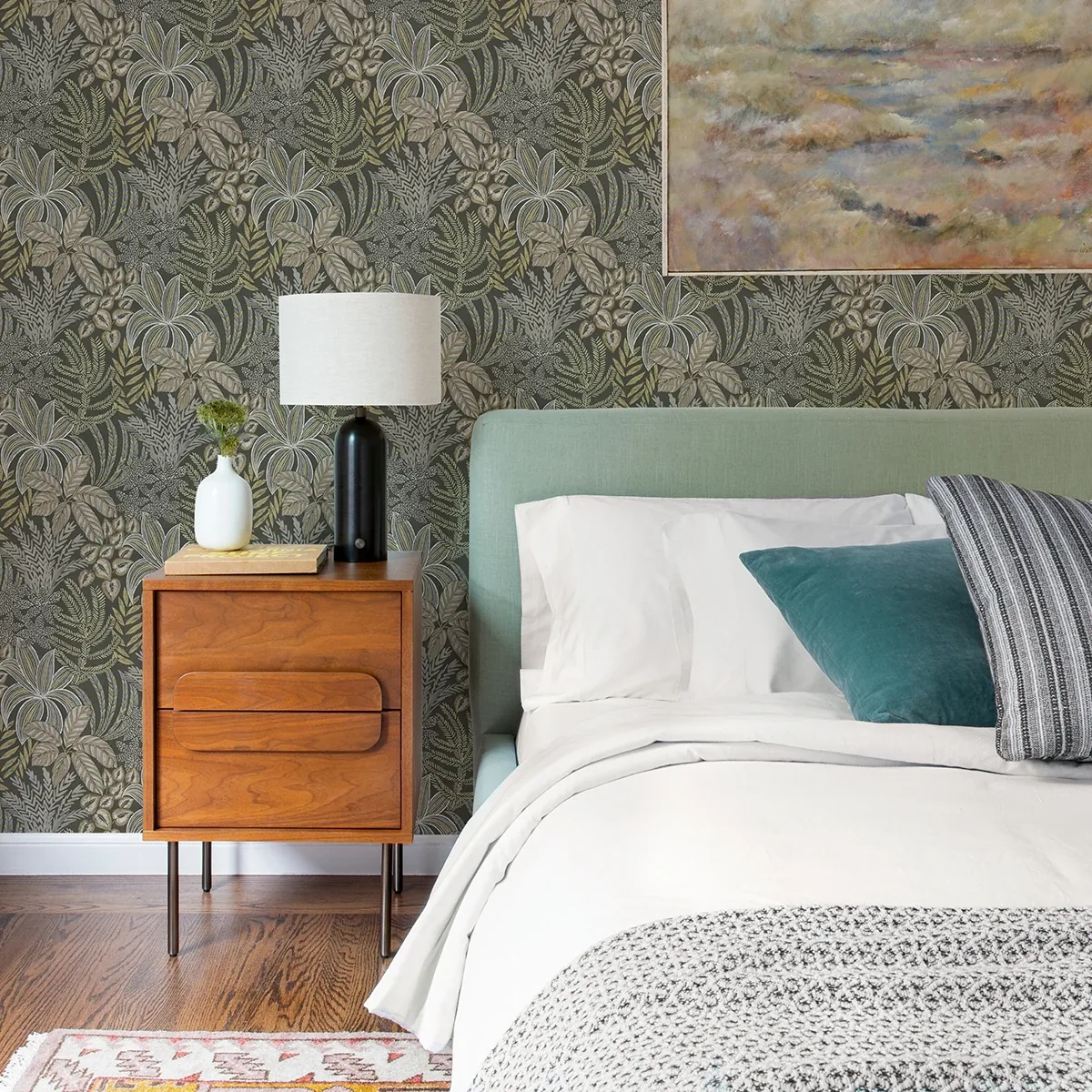 A-Street Prints Sumner Brown Woodland Botanical Wallpaper - SKU 2970-13903