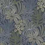 A-Street Prints Sumner Navy Woodland Botanical Wallpaper - SKU 2970-13904