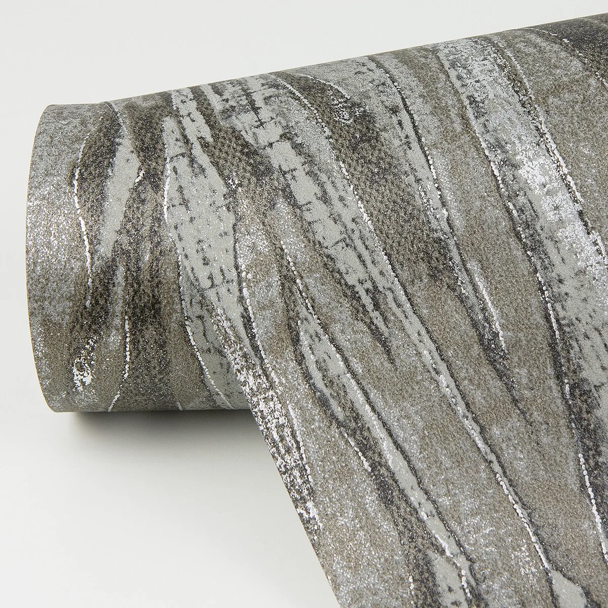 4019-86487 | Suna Charcoal Woodgrain Wallpaper