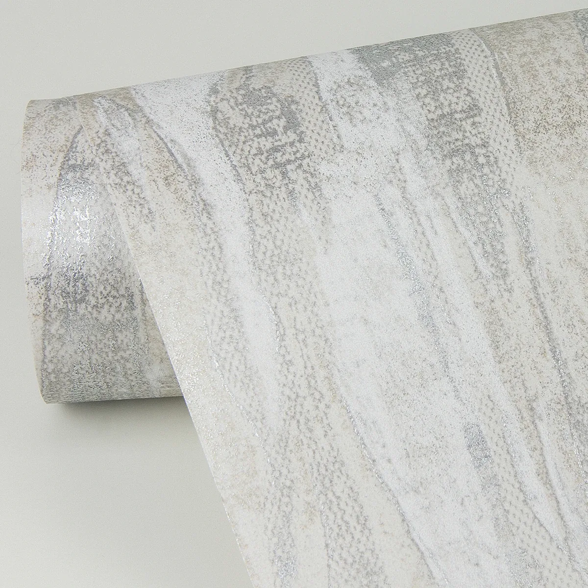 A-Street Prints Suna Silver Woodgrain Wallpaper - SKU 4019-86485