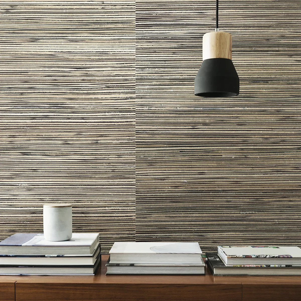 A-Street Prints Surin Metallic Grasscloth Wallpaper - SKU 2829-82032