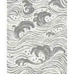 A-Street Prints Swell Charcoal Ocean Wave Wallpaper | Wallpaper Twins A-Street Prints Swell Charcoal Ocean Wave Wallpaper - SKU 4172-27510