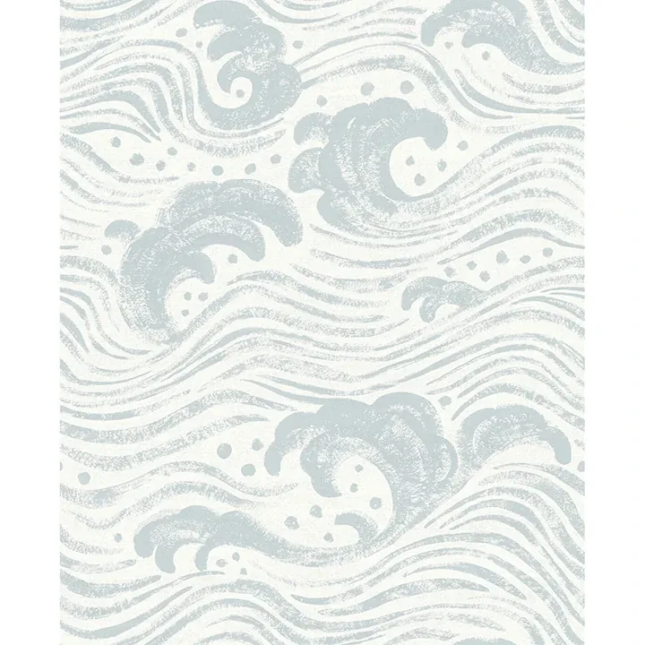 4172-27509 | Swell Light Blue Ocean Wave Wallpaper