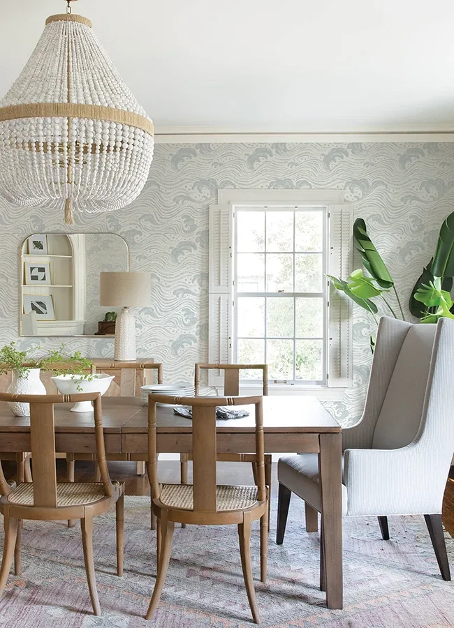 A-Street Prints Swell Light Blue Ocean Wave Wallpaper | Wallpaper Twins A-Street Prints Swell Light Blue Ocean Wave Wallpaper - SKU 4172-27509
