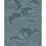 A-Street Prints Swell Teal Ocean Wave Wallpaper - SKU 4172-27511