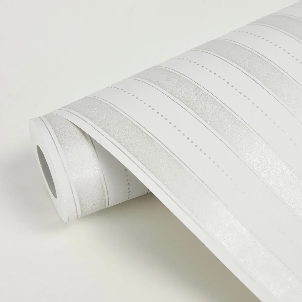 A-Street Prints Symphony Platinum Stripe Wallpaper - SKU 2948-27004