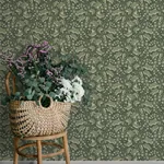 A-Street Prints Syren Evergreen Dainty Floral Wallpaper - SKU 4201-48026