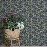 A-Street Prints Syren Navy Dainty Floral Wallpaper - SKU 4201-48027