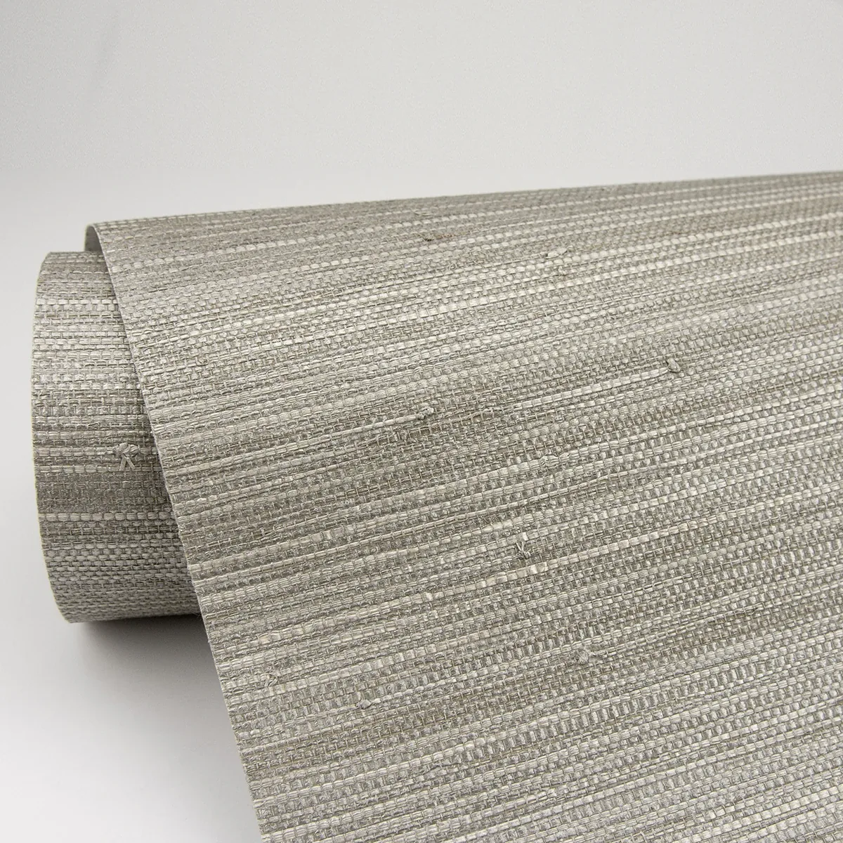 A-Street Prints Tagum Grey Grasscloth Wallpaper - SKU 2829-80037