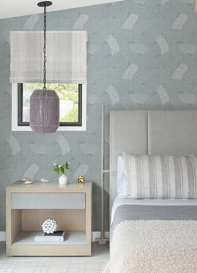 A-Street Prints Tania Denim Woven Abstract Wallpaper | Wallpaper Twins A-Street Prints Tania Denim Woven Abstract Wallpaper - SKU 4121-26935