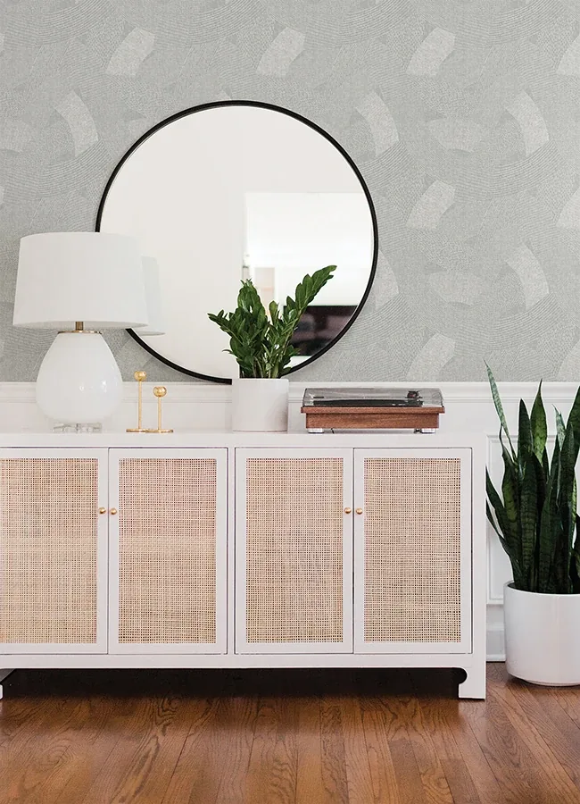 A-Street Prints Tania Grey Woven Abstract Wallpaper - SKU 4121-26936