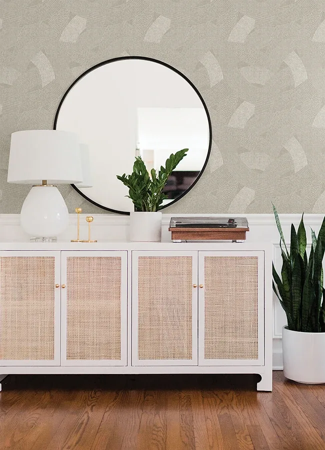 A-Street Prints Tania Light Brown Woven Abstract Wallpaper - SKU 4121-26933