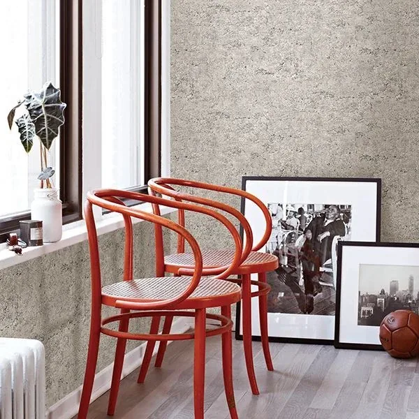 A-Street Prints Taupe Concrete Rough Wallpaper - SKU 2701-22313