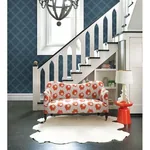 A-Street Prints Tetra Blue Quatrefoil Wallpaper - SKU 2625-21803