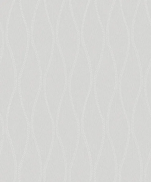 A-Street Prints Tetsu Pewter Ogee Wave Wallpaper - SKU 2976-86519