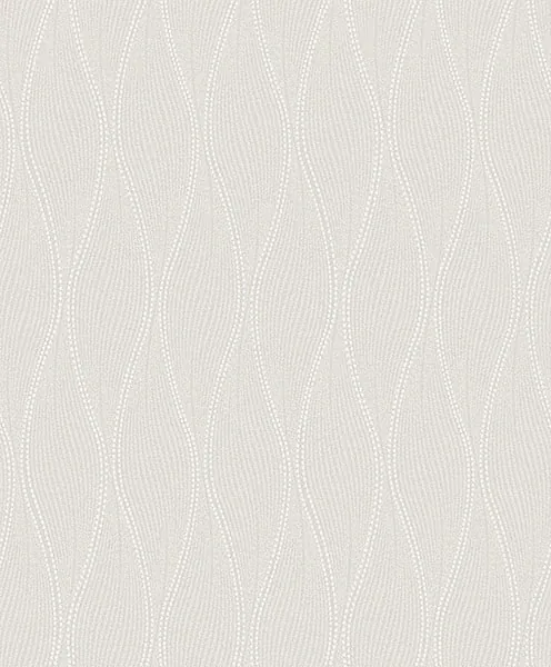 2976-86518 | Tetsu Silver Ogee Wave Wallpaper