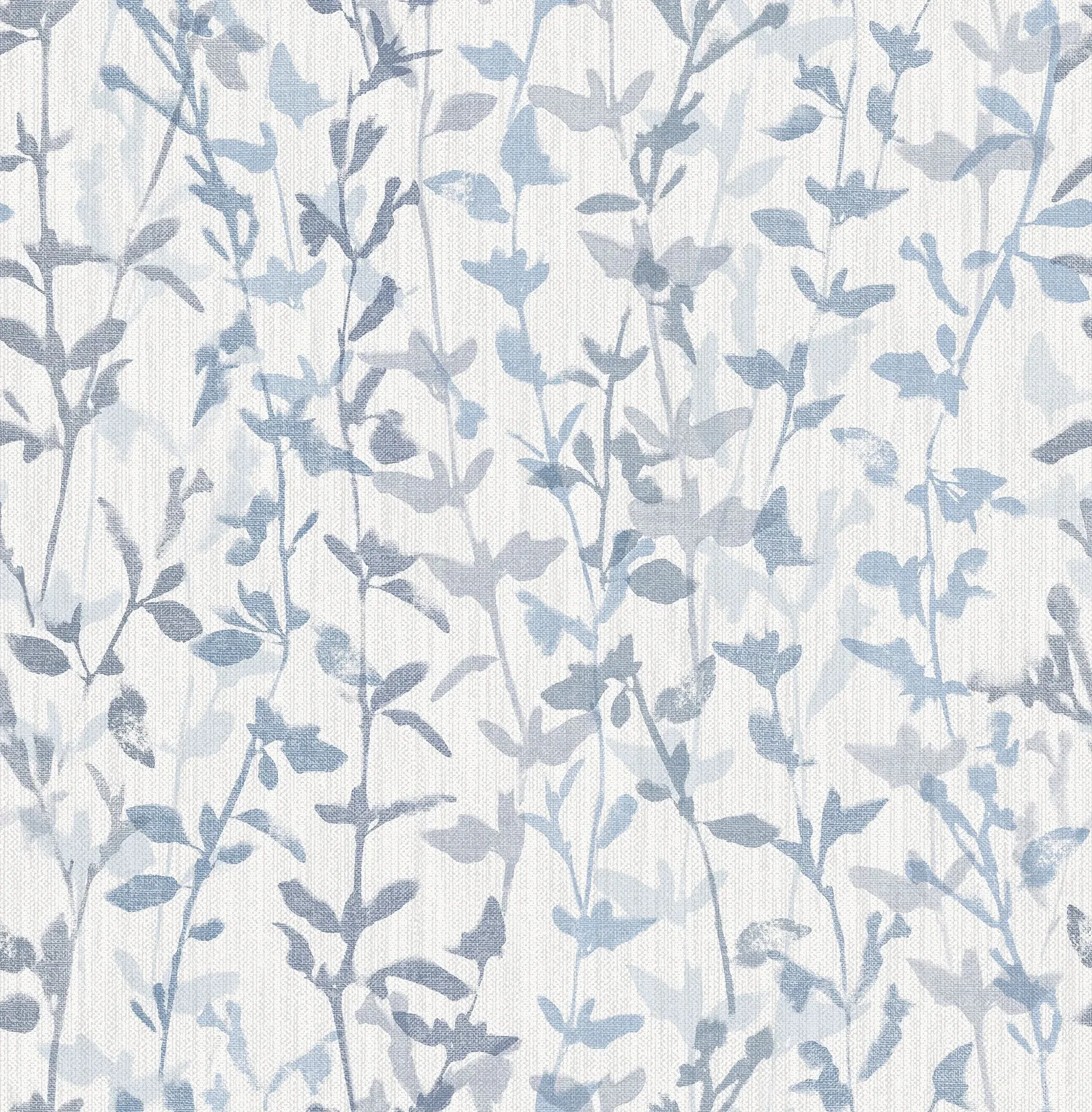 A-Street Prints Thea Blue Floral Trail Wallpaper - SKU 2964-25966