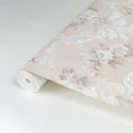 A-Street Prints This Old Hudson Blush Rose Damask Wallpaper - SKU AST4063