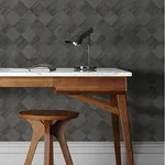 A-Street Prints Thriller Black Wood Tile Wallpaper | Wallpaper Twins A-Street Prints Thriller Black Wood Tile Wallpaper - SKU 2988-70800