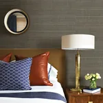 A-Street Prints Tiemao Brown Abaca Grasscloth Wallpaper - SKU 2829-82044