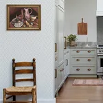 A-Street Prints Tillie Blue Diamond Floral Wallpaper - SKU 4173-27671