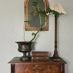 A-Street Prints Tillie Blue Diamond Floral Wallpaper - SKU 4173-27671