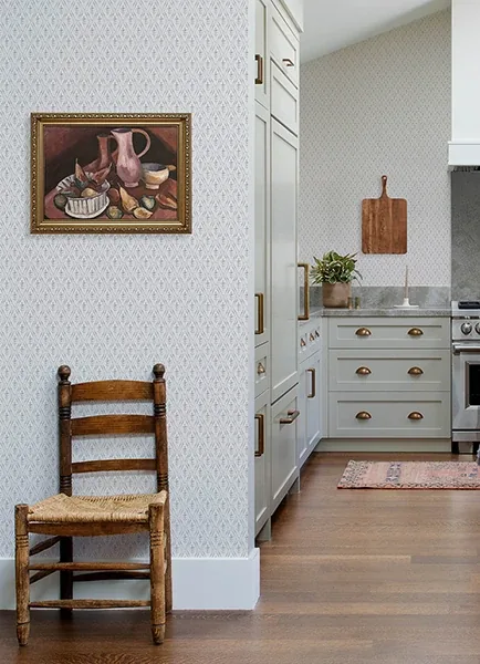 A-Street Prints Tillie Grey Diamond Floral Wallpaper | Wallpaper Twins A-Street Prints Tillie Grey Diamond Floral Wallpaper - SKU 4173-27672