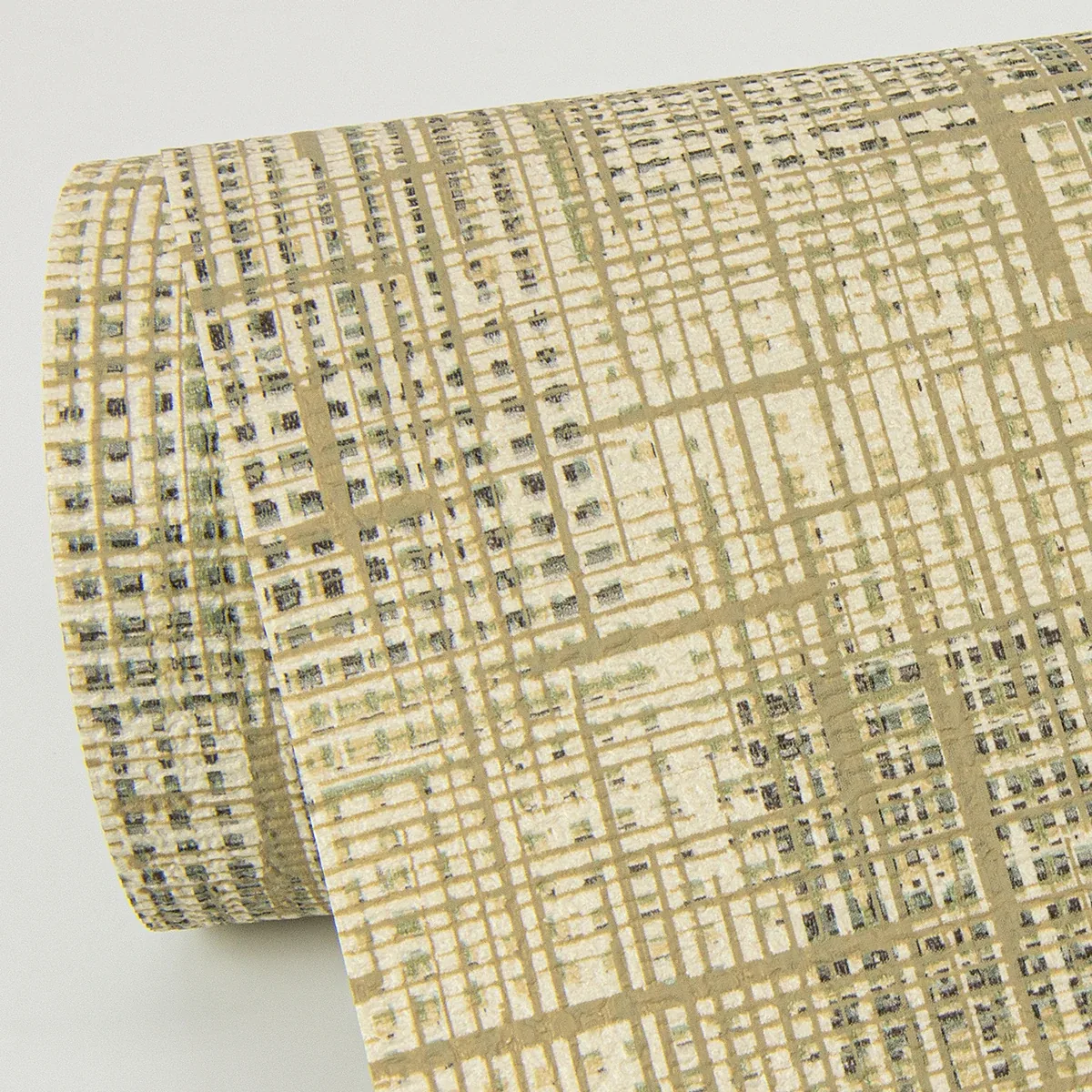 A-Street Prints Ting Brown Lattice Wallpaper - SKU 2972-86160