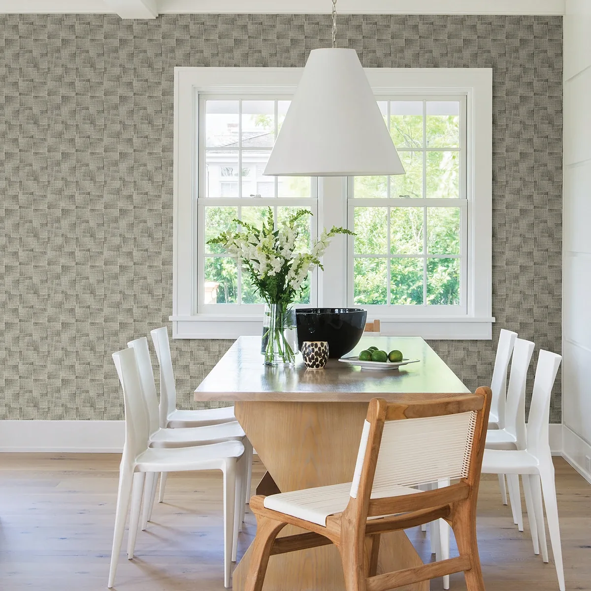 A-Street Prints Ting Coffee Abstract Woven Wallpaper | Wallpaper Twins A-Street Prints Ting Coffee Abstract Woven Wallpaper - SKU 2971-86157